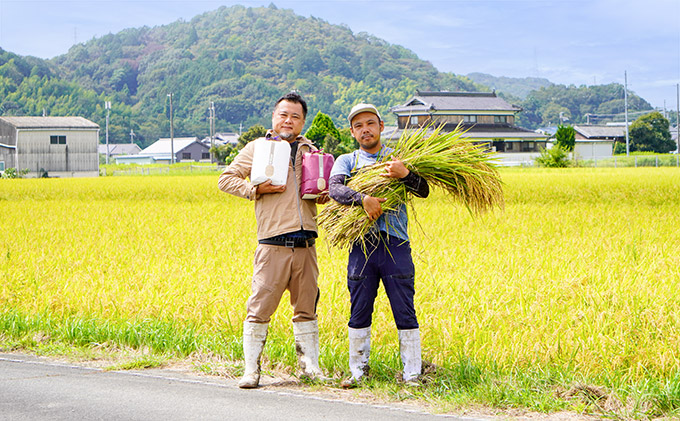T-1【有機JAS認証】清流揖保川の水と自然が育んだ「有機栽培米・農薬不使用ミルキークイーン(5kg)」
