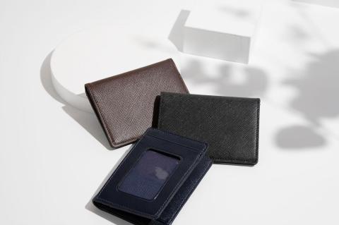 H-192　サフィアーノパスケース　ブラック