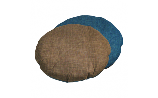 G-79 ふんわり円座（茶藍）