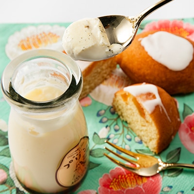 佐保姫プリン4個とゆずケーキ6個セット【配送不可地域：離島】