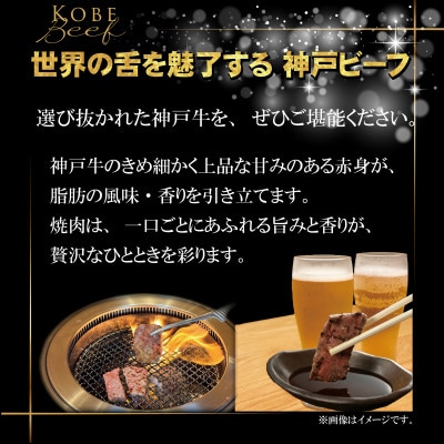 神戸牛 焼肉用セット 計1Kg INGWYS5 【2026年4月より順次発送】【配送不可地域：離島】