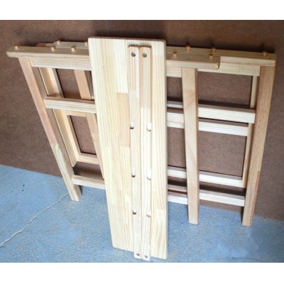 エディ工房　刺繍ワークデスク(D65)奥行65cm　折りたたみ式　刺繍枠は付属していません　受注製作