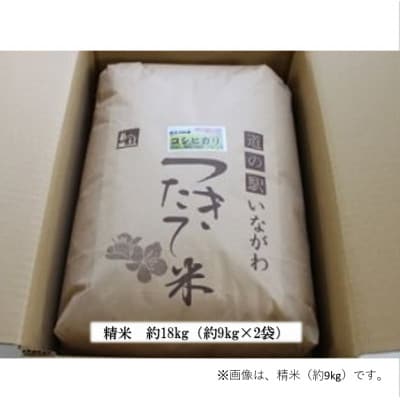 猪名川町のお米・コシヒカリ(精米)約18kg