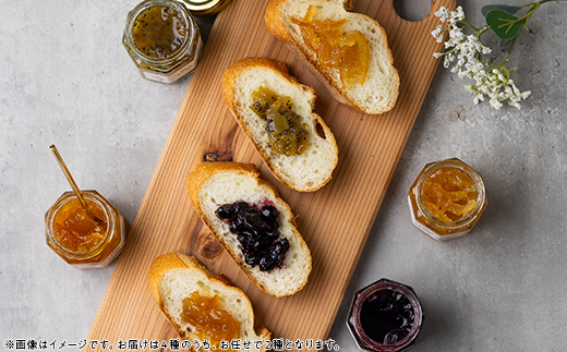 【猪名川町産】フルーツマーマレード・ジャム　2種セット(おまかせ)