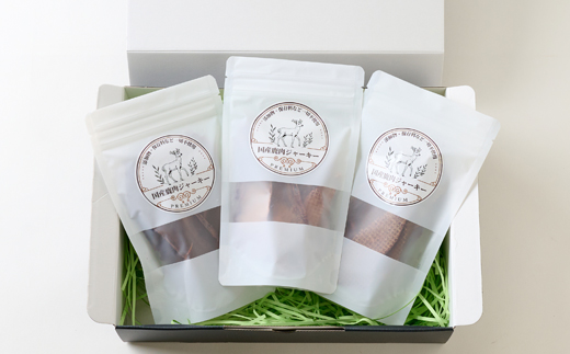 鹿肉ジャーキー150g(50g×3パック)