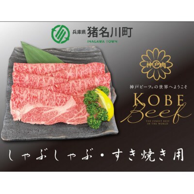 神戸ビーフ　すき焼き・しゃぶしゃぶ用　600g　INGWS3【配送不可地域：離島】