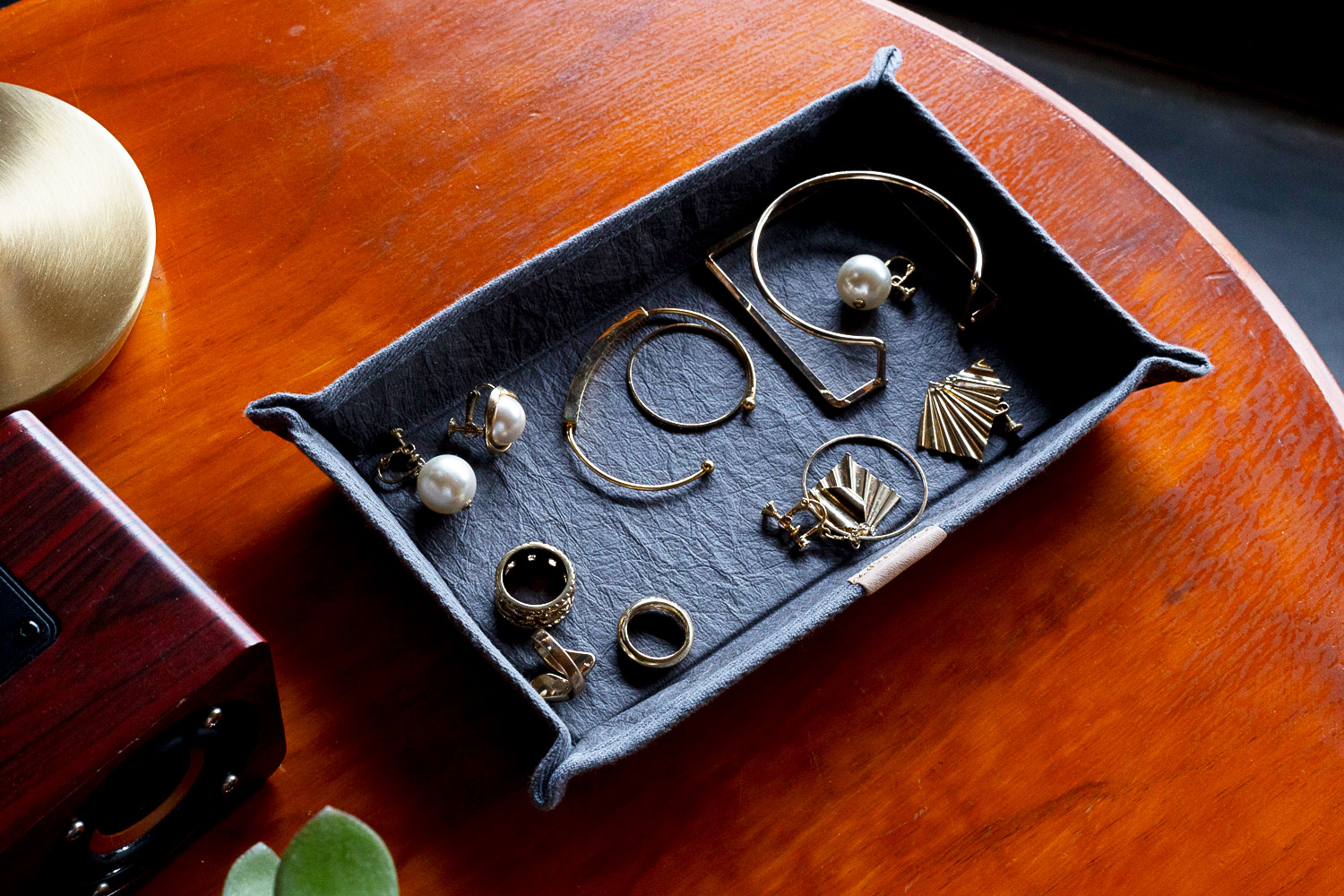 和紙のマルチトレイ（グレー） HALOP ハロップ  多可町 杉原紙 [1154] グレー