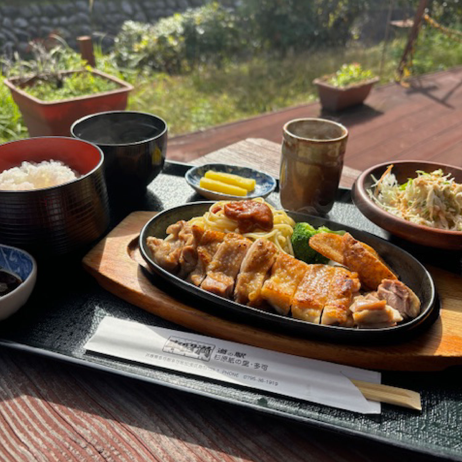 駅長イチオシ！車留満定食と杉原紙の紙すき体験チケット [1197]