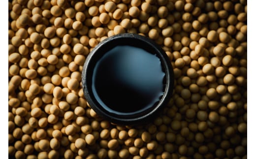 国産有機醤油（濃口500ml×1本）国産有機味噌と多可のおいしいお米2kgセット[1055]