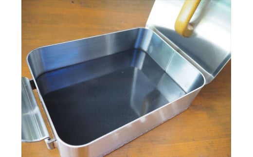 クッカー角型 焼面6mm鉄板 家庭 アウトドア キャンプ[779]