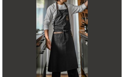 THE TABLIER（ザ・タブリエ）George cuisine×SEWING TAKEUCHI エプロン Chef 群青 群青 Chef 群青