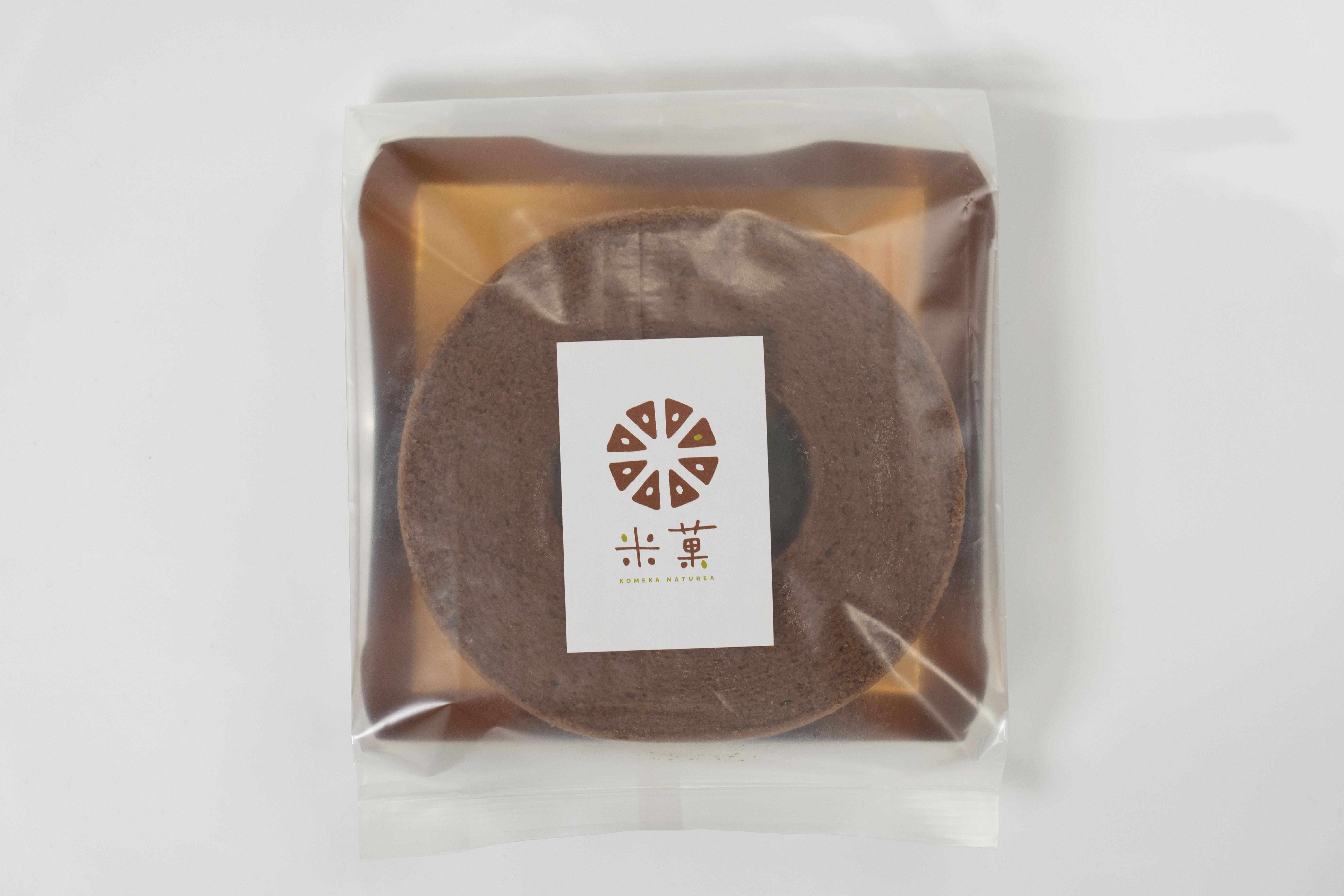 米菓バウム【ホール】ショコラ グルテンフリー 米粉 米粉菓子 小麦不使用 バウムクーヘン しっとりなめらか 優しい甘さ [1321] 【常温】ショコラ