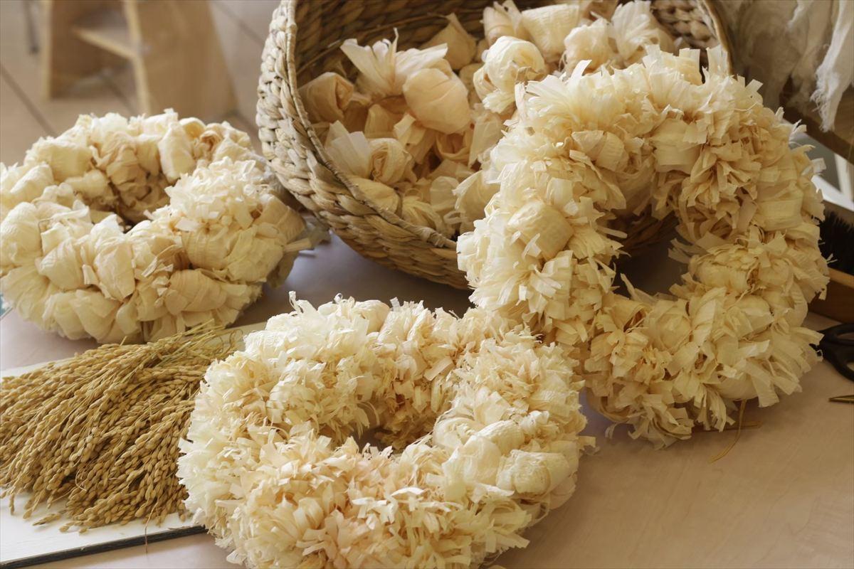 多可ひのきのリース 大【完成品】[1290]