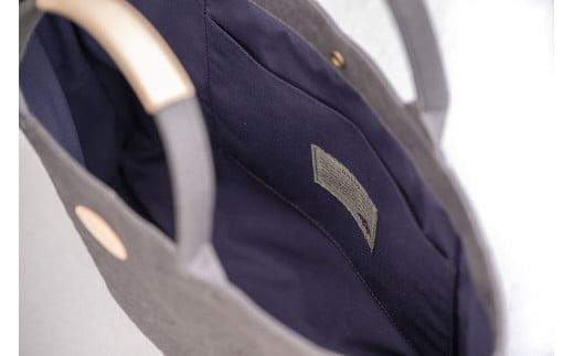 和紙と播州織のハンドバッグＬ（ホワイト） HALOP ハロップ 多可町 杉原紙 Ａ４ 通勤 カバン バッグ 鞄 軽い 播州織 [1158] ホワイト ホワイト