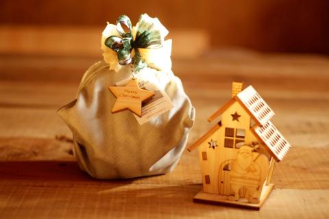 あかりの灯るクリスマスのおうち（完成品）[945]