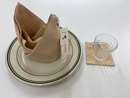 BF KITCHEN　マルチクロス/コースター：各1枚（ウーロン）[992] ウーロン