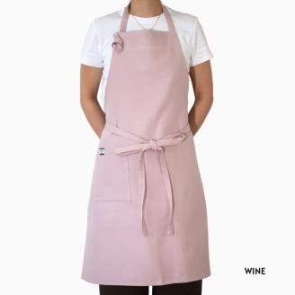 BF KITCHEN　ミドルエプロン（ワイン）1枚 [1001] ワイン