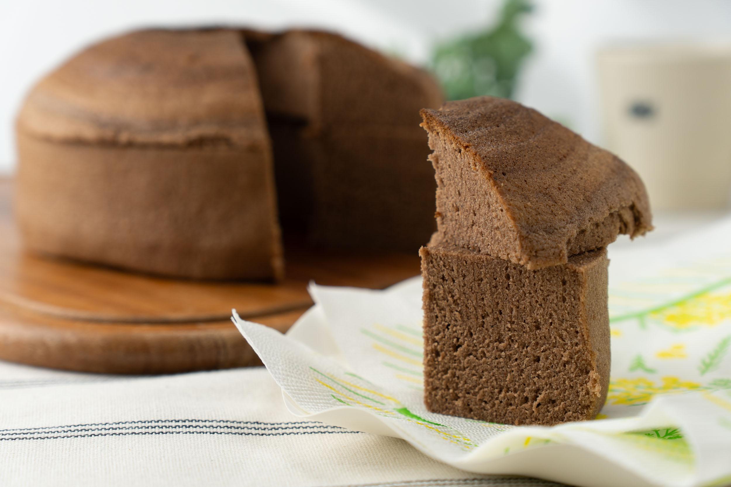 米菓バウム【きのこ】ショコラ 冷凍発送 グルテンフリー 米粉 米粉菓子 小麦不使用 バウムクーヘン しっとりなめらか 優しい甘さ [1318] 【冷凍】ショコラ