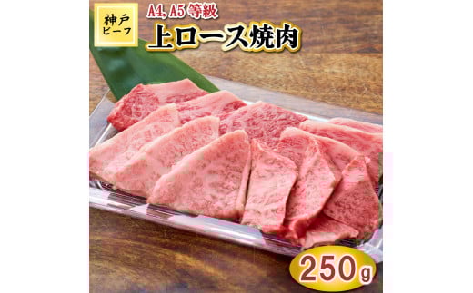 TK040神戸牛上ロース焼肉250g [1072]