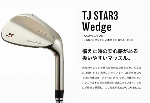 TJ Star 3 ウェッジ2本組(#54、58) NSPRO950(S)　220BA03N.