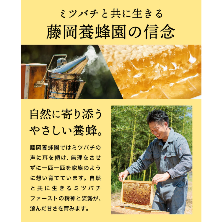 【2025年採蜜】 完熟はちみつ　300g（藤岡養蜂園） 　008FY01N.