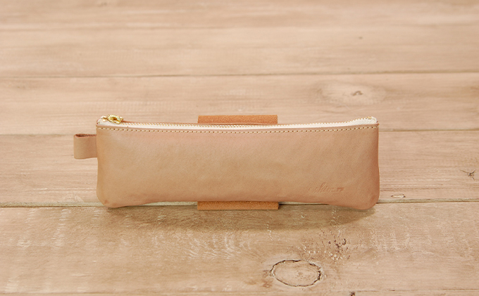 ペンケース 本革 日本製 姫路レザー レザー 革製品 高級 Bliss ピット鞣し メンズ レディース ファッション 文具 WH-11