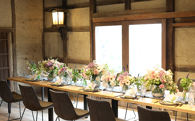 NIPPONIA 播磨福崎 蔵書の館 ウエディング 挙式＋会食 洋装プラン（6名様会食）