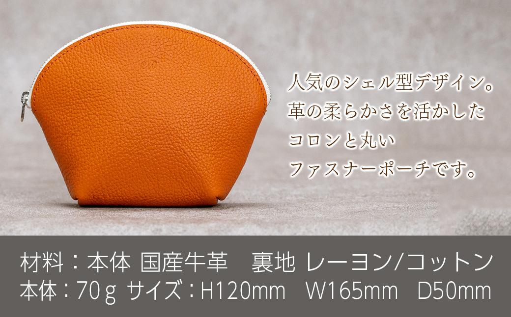 本革 ラウンドポーチ 日本製 レザー 革製品 ポーチ 化粧ポーチ 旅行 トラベル 出張 Liete vivid オーク オーク