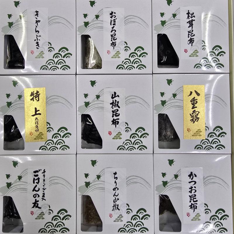 潮づくし 佃煮詰合せ KA-48 昆布 こんぶ 松茸 まつたけ 山椒 さんしょう ちりめん かつお KA-48