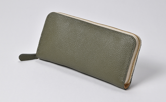 本革 ラウンドファスナー 財布 日本製 レザー 革製品 WH-02 イエロー イエロー