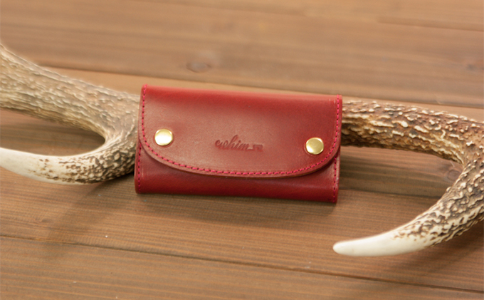 本革 キーケース 日本製 レザー 革製品 高級 Bliss ピット鞣し WH-08 ブラック ブラック