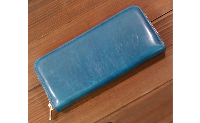 本革 ラウンドファスナー 財布 日本製 レザー 革製品 高級 財布 Bliss ピット鞣し WH-14 レッドブラウン マスタード