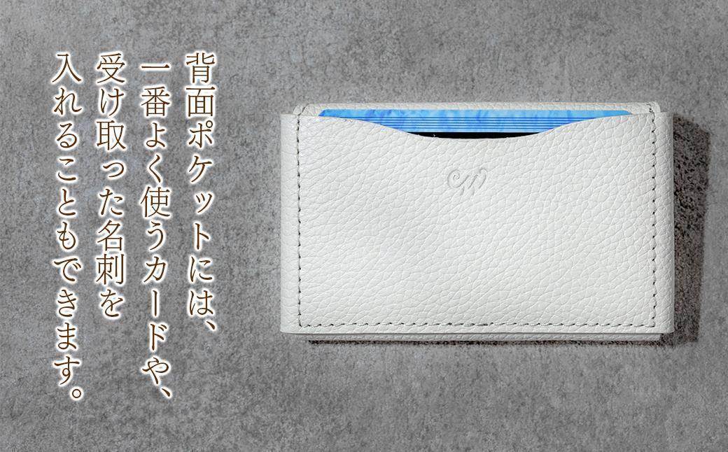 本革 カード 名刺入れ 日本製 レザー 革製品 カードケース Liete vivid ネイビー ネイビー