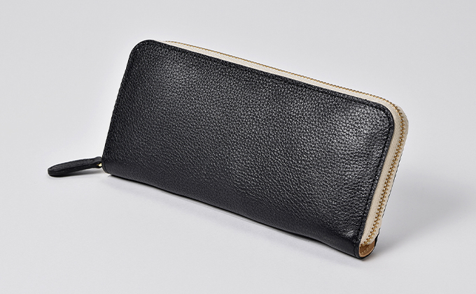 本革 ラウンドファスナー 財布 日本製 レザー 革製品 WH-02 イエロー イエロー