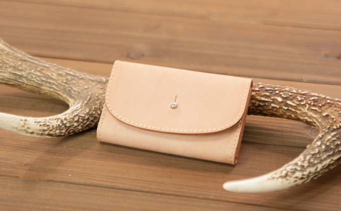 本革 名刺入れ 日本製 レザー 革製品 高級 ビジネス Bliss ピット鞣し WH-07 ナチュラル ナチュラル