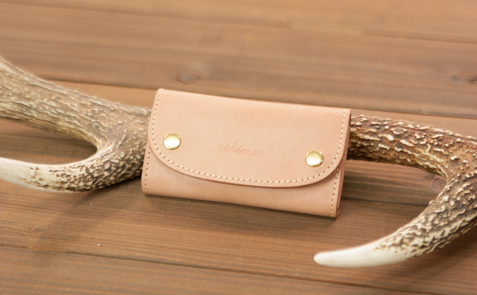 本革 キーケース 日本製 レザー 革製品 高級 Bliss ピット鞣し WH-08 ブラック ブラック