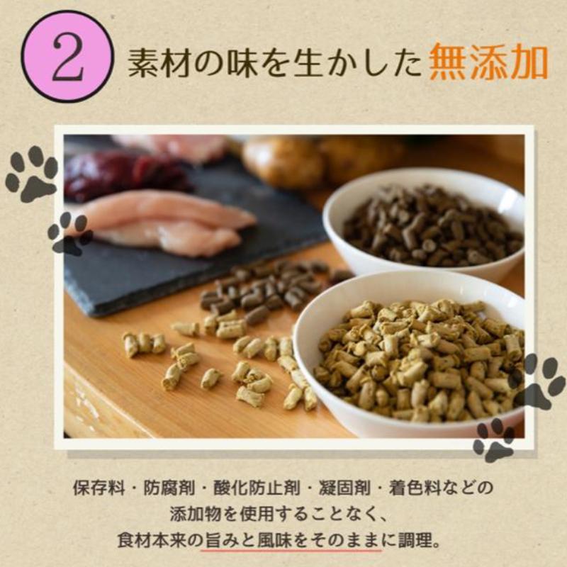【定期便3か月】愛犬ごはん【ひとつごはん】しかぽてと500g 250g×2 定期便3か月