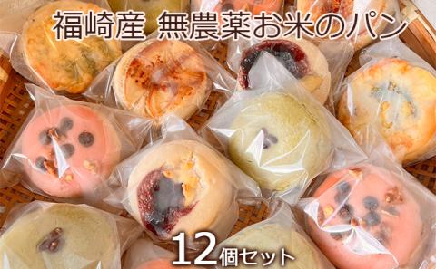 オーガニック お米のお任せパンセット 栽培期間中農薬不使用・グルテンフリー・生米パン 12個