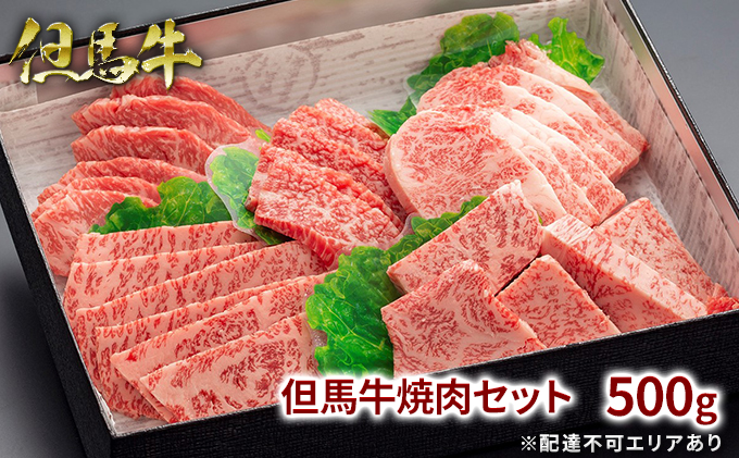 但馬牛 焼肉セット5種 食べ比べ 500g 牛肉 国産牛 和牛 BBQ バーベキュー アウトドア 500g