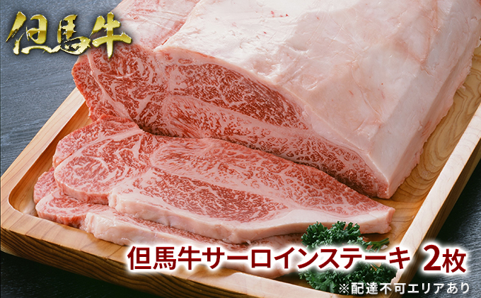 但馬牛 サーロイン ステーキ 200g×2枚 計400g 牛肉 国産牛 和牛 BBQ バーベキュー アウトドア お祝い 400g