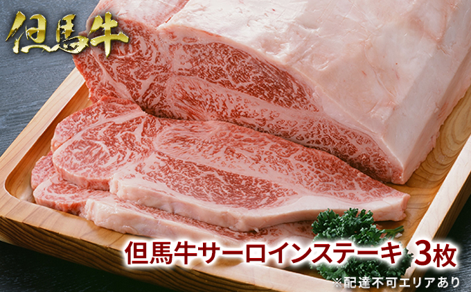 但馬牛 サーロイン ステーキ 200g×3枚 計600g 牛肉 国産牛 和牛 BBQ バーベキュー アウトドア お祝い 600g