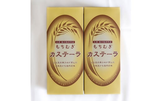 もち麦カステラ2本セット かすてら もちむぎ  贈り物 ギフト