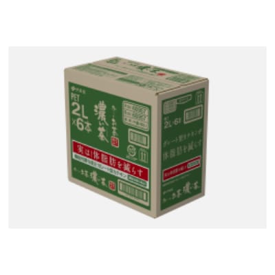 おーいお茶濃い茶2L　6本(1ケース)　伊藤園