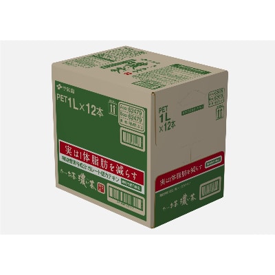 おーいお茶濃い茶1L　12本(1ケース)　伊藤園