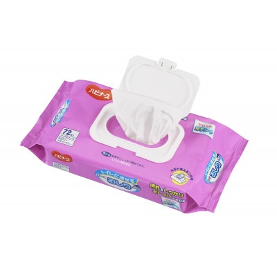 ハビナース　トイレに流せるパッとおしりふき　72枚入×20個