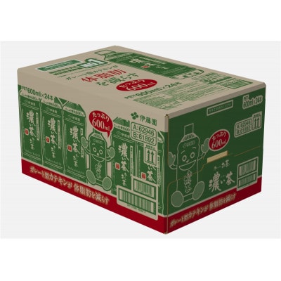 【毎月定期便】おーいお茶　濃い茶600ml48本全3回