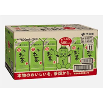 【毎月定期便】おーいお茶　緑茶600ml　48本　全12回