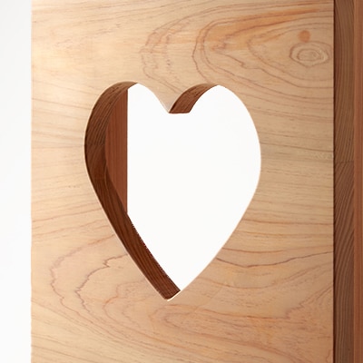 角椅子(ハート穴付)