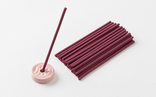 神河町　桜の香りのお香　神河のさくら　香立て付き