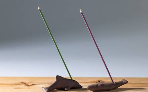 神河町　希少な天然香料を使ったお線香　「うらわか」　桐箱　4種の香りセット